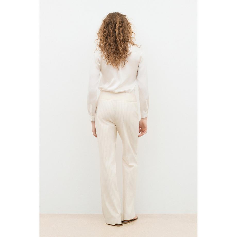 Caroll Pantaloni a gamba larga a righe  