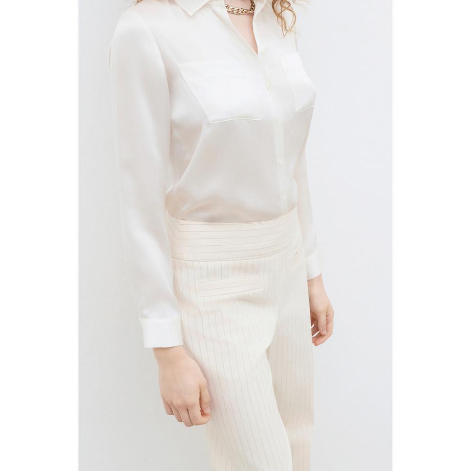 Caroll Pantaloni a gamba larga a righe  