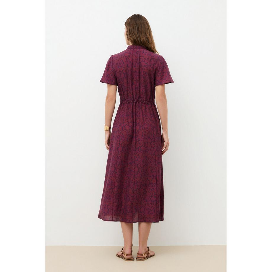 Caroll Abito Midi Fantasia Maniche Corte  