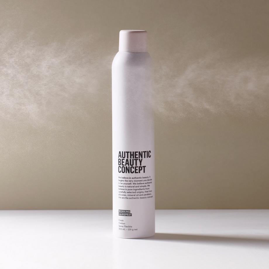 Authentic Beauty Concept  Working Hairspray - Laque cheveux ultra-fine tenue flexible & finition modulable 