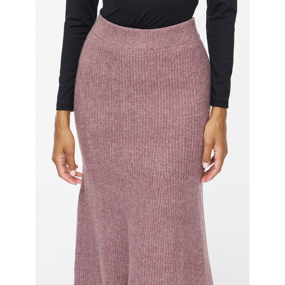 VILA Gonna Midi in Maglia Vikachel  