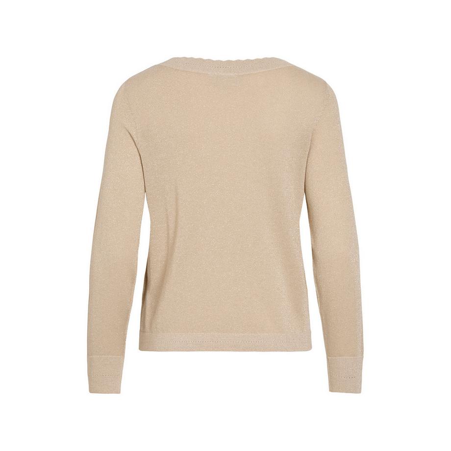 VILA Pullover Viginny con scollo a conchiglia  