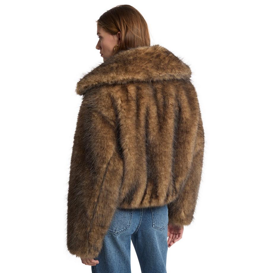 MICHAEL KORS Giacca in pelliccia sintetica con collo  