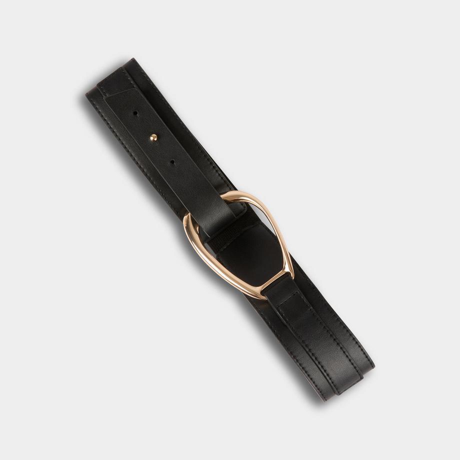 MORGAN Cintura Larga Elastica con Fibbia Dorata  