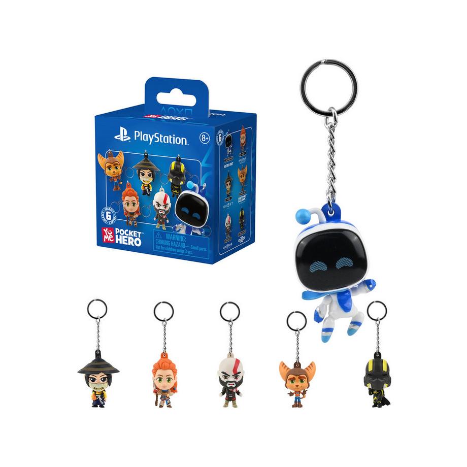 Porte-clés PlayStation Pocket Hero Series 1, sélection aléatoire