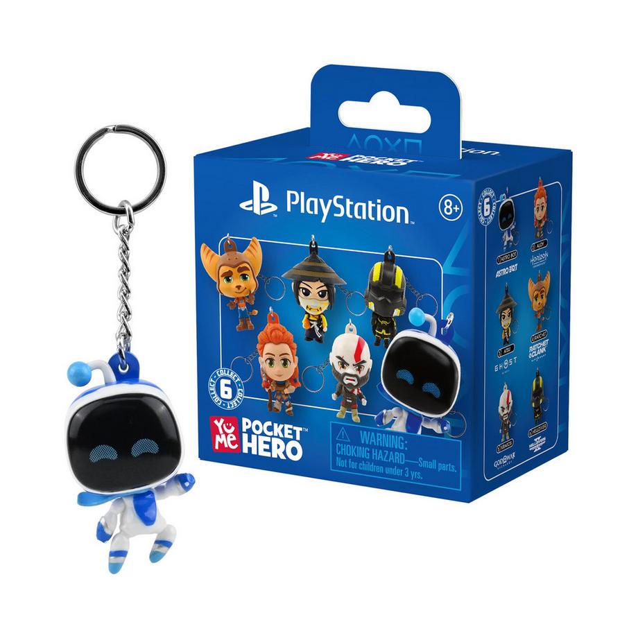 YuMe  Porte-clés PlayStation Pocket Hero Series 1, sélection aléatoire 