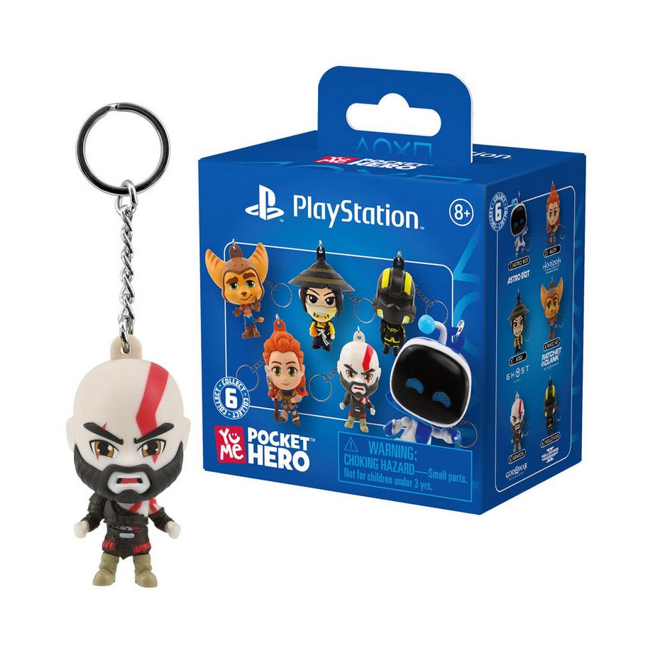 YuMe  Porte-clés PlayStation Pocket Hero Series 1, sélection aléatoire 