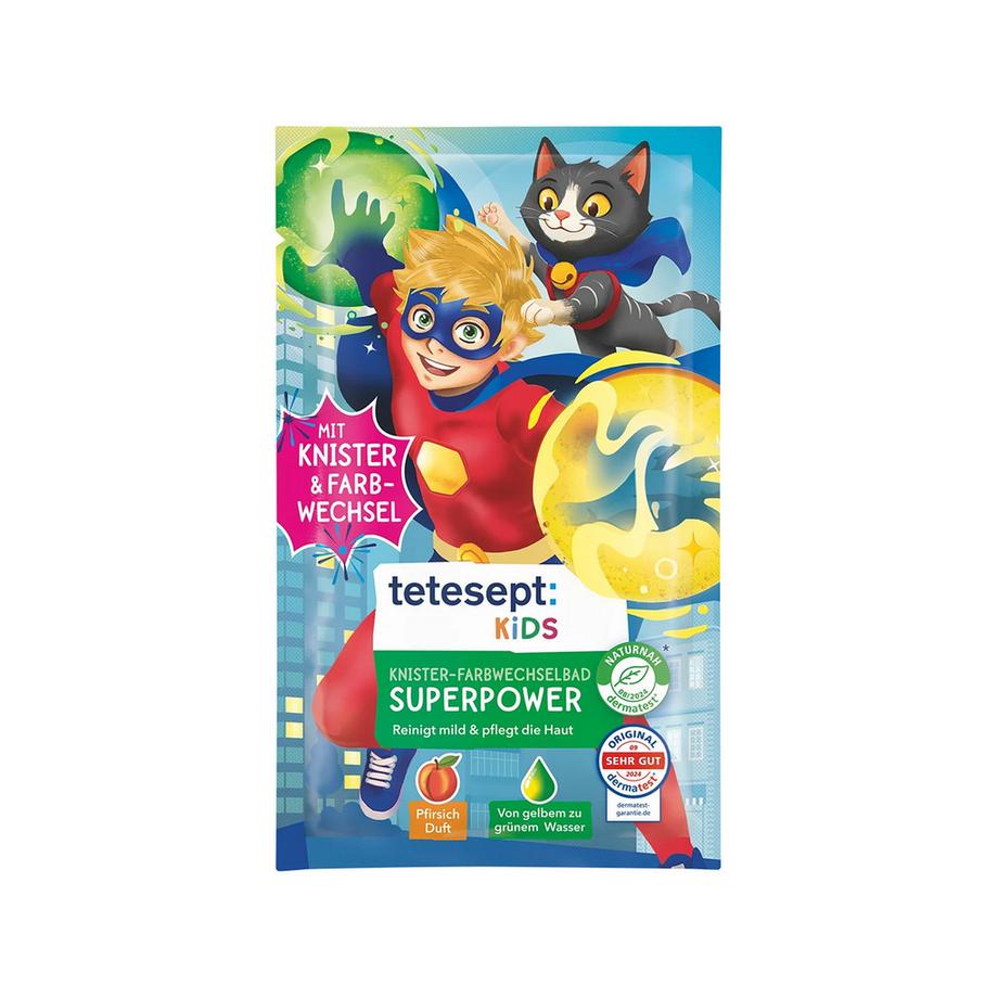 Bain crépitant changeant de couleur Superpower