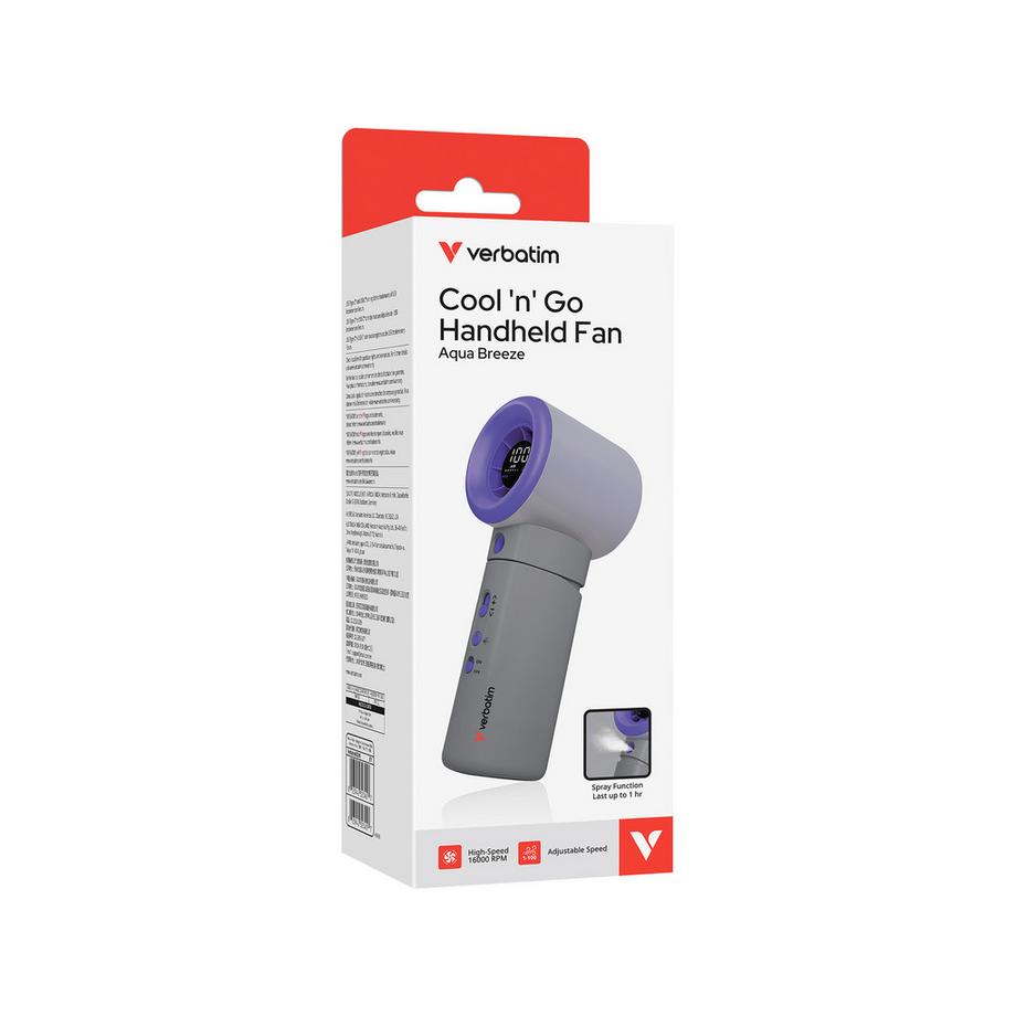 Verbatim Ventilatore USB Cool'n'Go Ice Touch Handheld Fan 