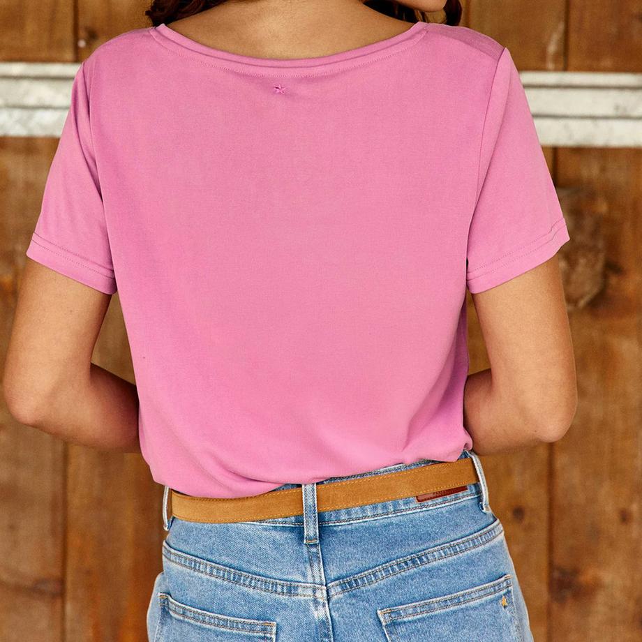 La Petite Etoile T-shirt Tiana con scollo a barca  