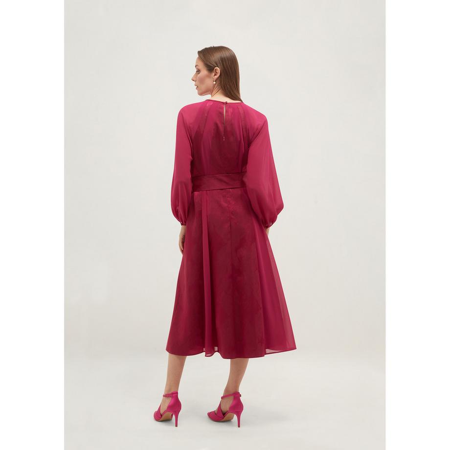 HOBBS Robe mi-longue à manches longues Loren  