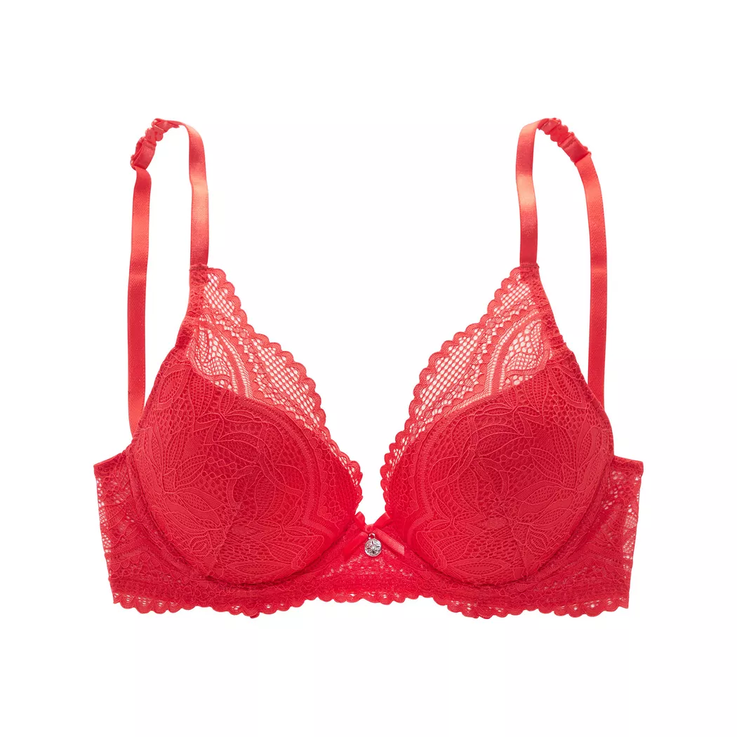 Lascana - Bh, für Damen, Rubin, Größe 80C