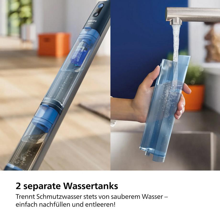 PHILIPS Lavapavimenti a frange 5000 Series, inkl. 1 Pad / 40 ml Reiniger 