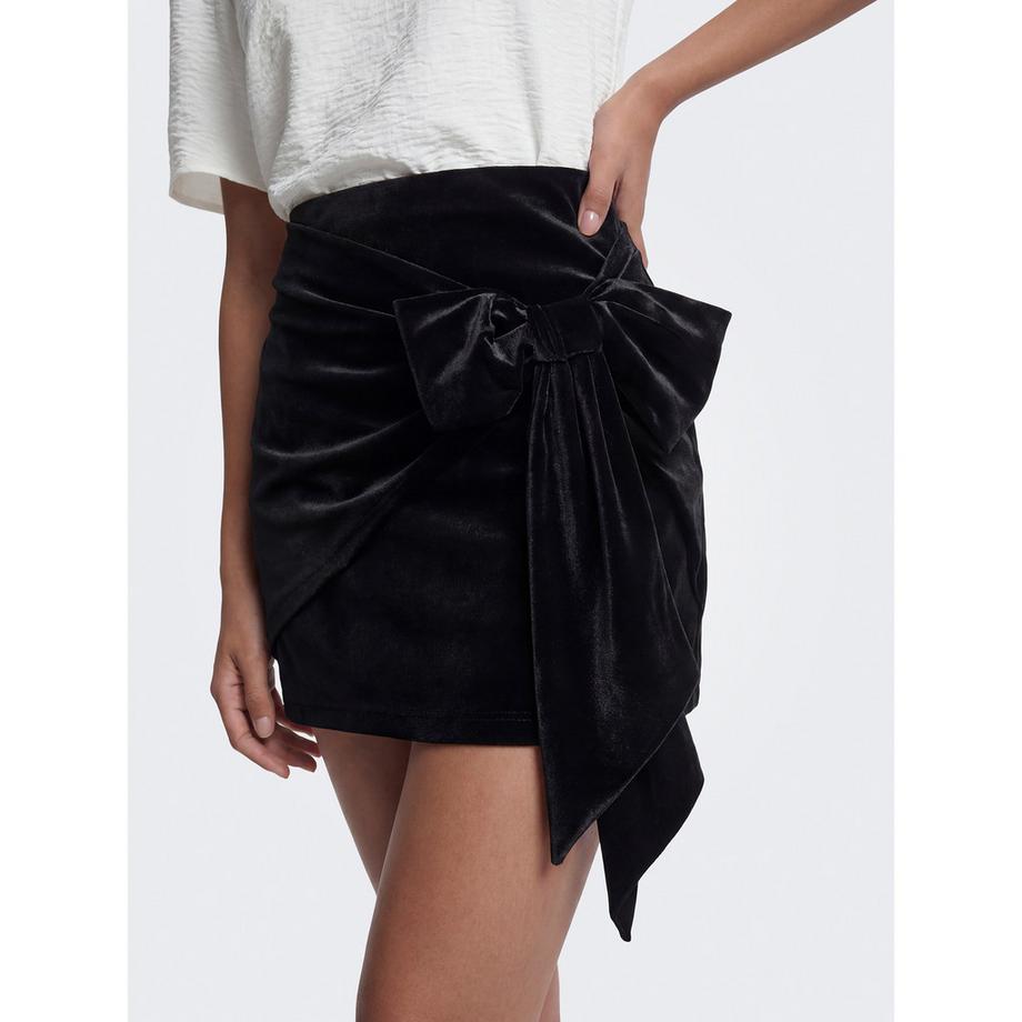 ONLY Wrap Mini Rock mit Schleife  