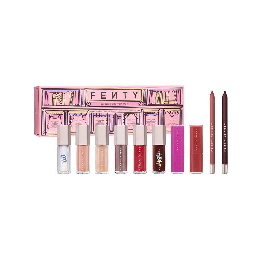 The Fenty Beauty Lip Vault - Set mit 10 Lippenprodukten