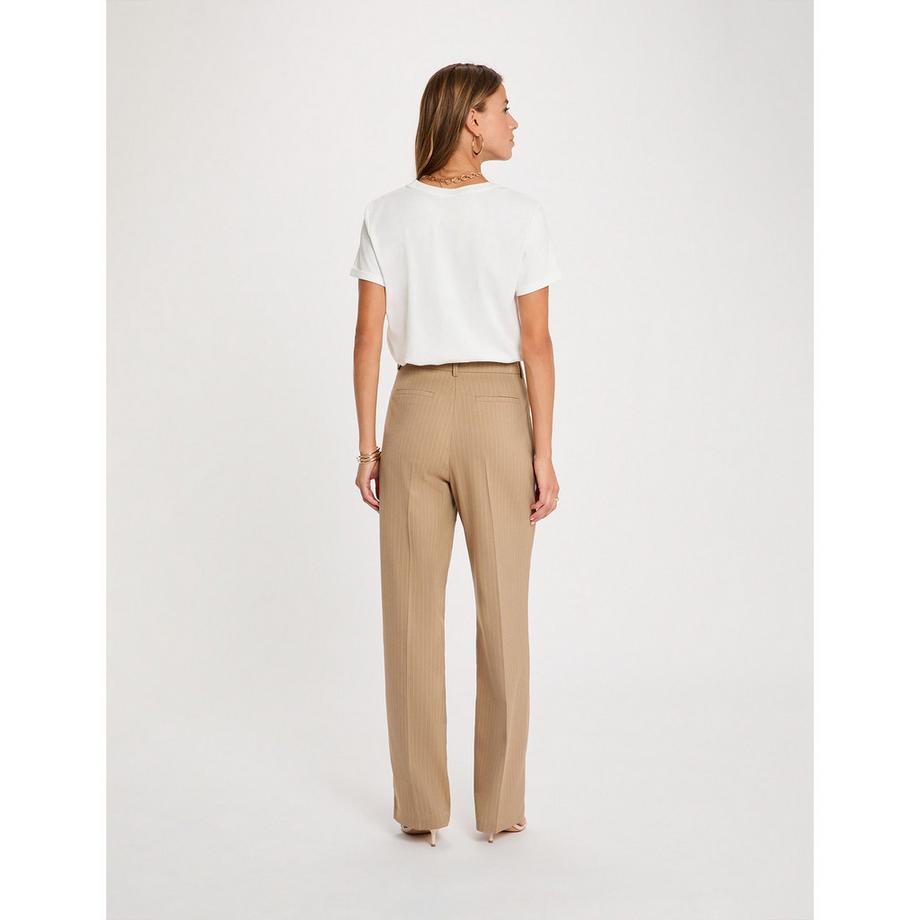 MORGAN Nadelstreifen High Waist Straight Fit Hose  