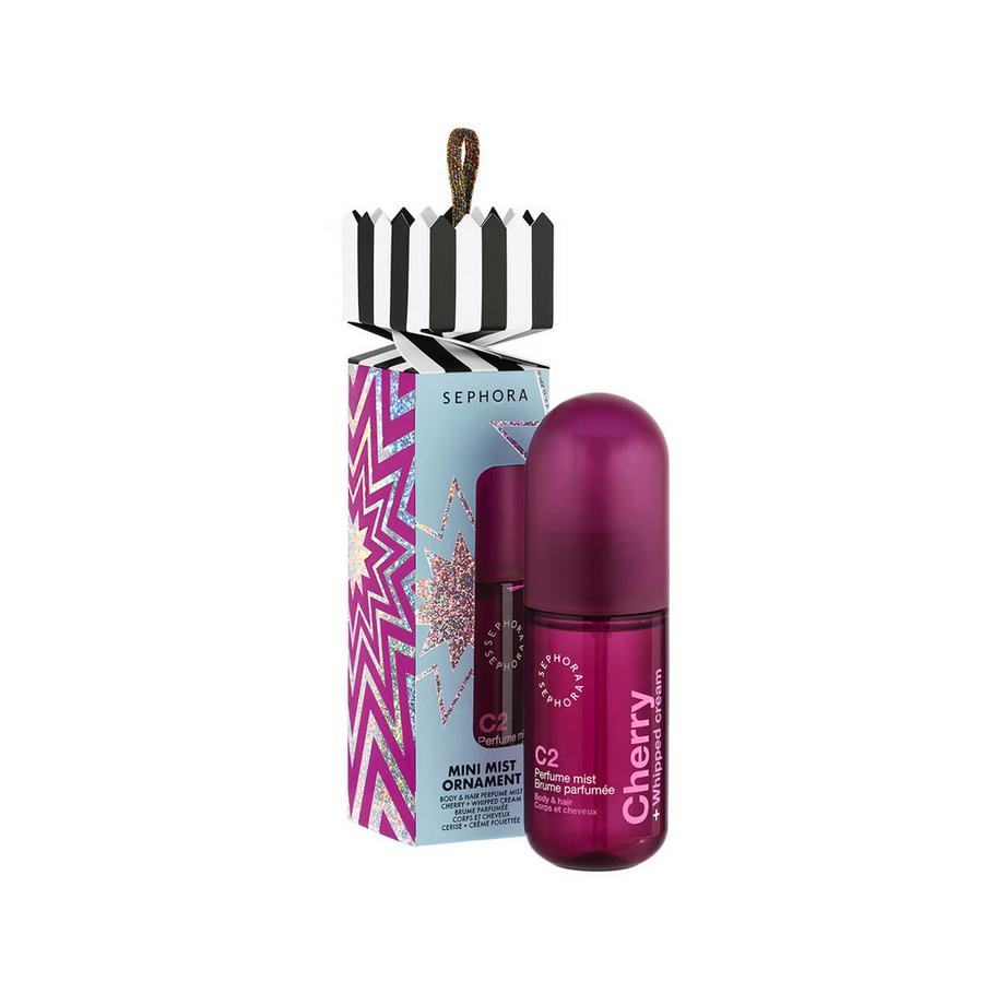 MINI MIST ORNAMENT - Set mit Creme und Mist für Körper und Haare mit Kirschduft