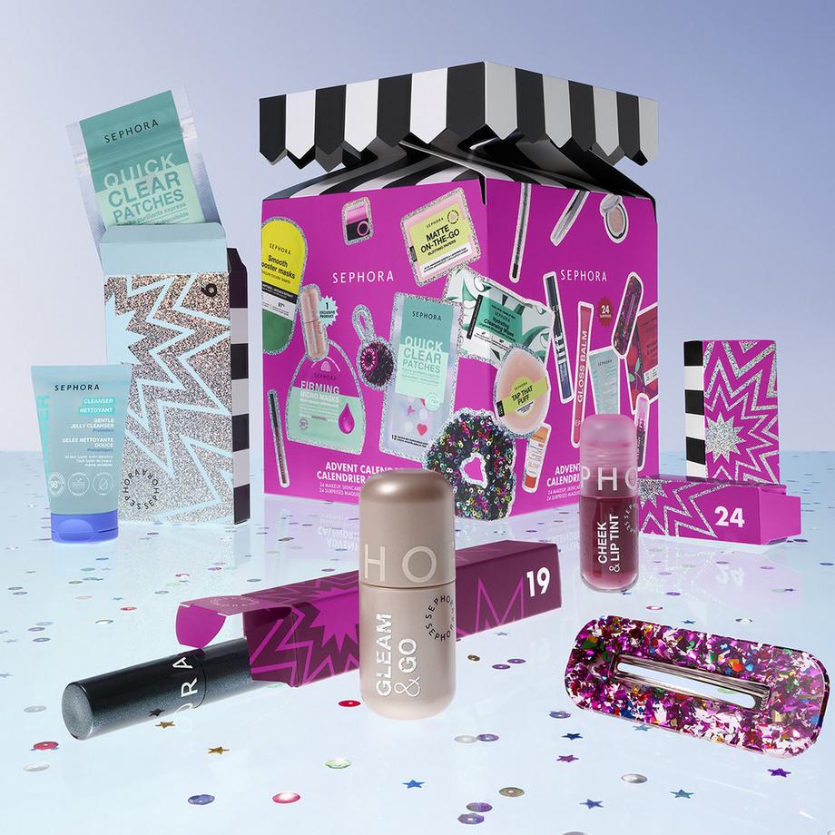 SEPHORA  CALENDRIER DE L'AVENT - 24 surprises maquillage, soin et accessoires 