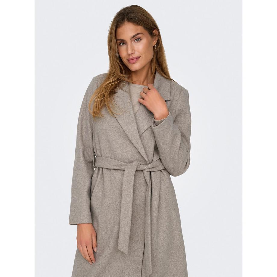ONLY Cappotto wrap con cintura  