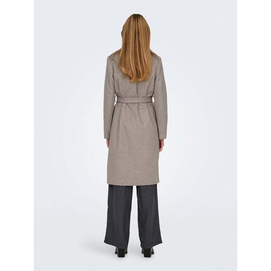 ONLY Cappotto wrap con cintura  