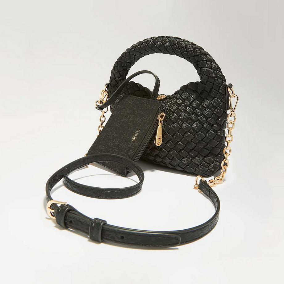 Dune London Sac à main tissé Deliberate en version clutch  