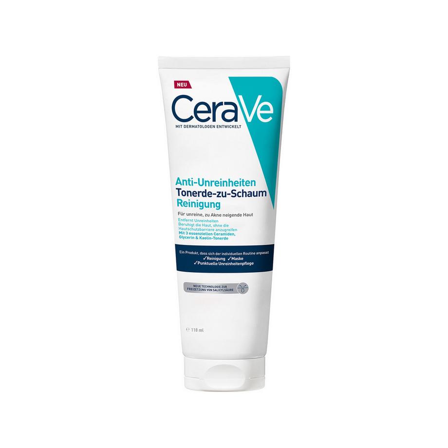 CeraVe  Detergente anti-imperfezioni dall’argilla alla schiuma 