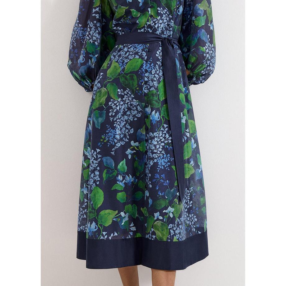 Phase Eight Nixie Vestito con Stampa Floreale e Maniche a Palloncino  