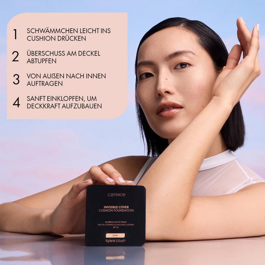 CATRICE  Invisible Cover Cushion Foundation 
