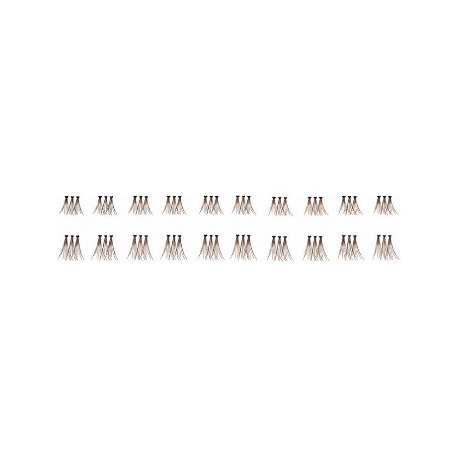 Faked Brown Cluster Lashes faux cils en grappes