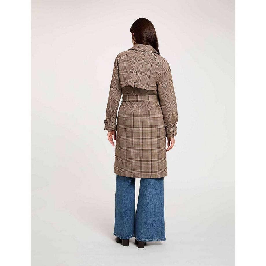 MORGAN Trench-coat à carreaux  