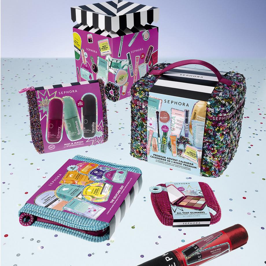 SEPHORA  CALENDRIER DE L'AVENT PREMIUM - 24 surprises dans un calendrier vanity 