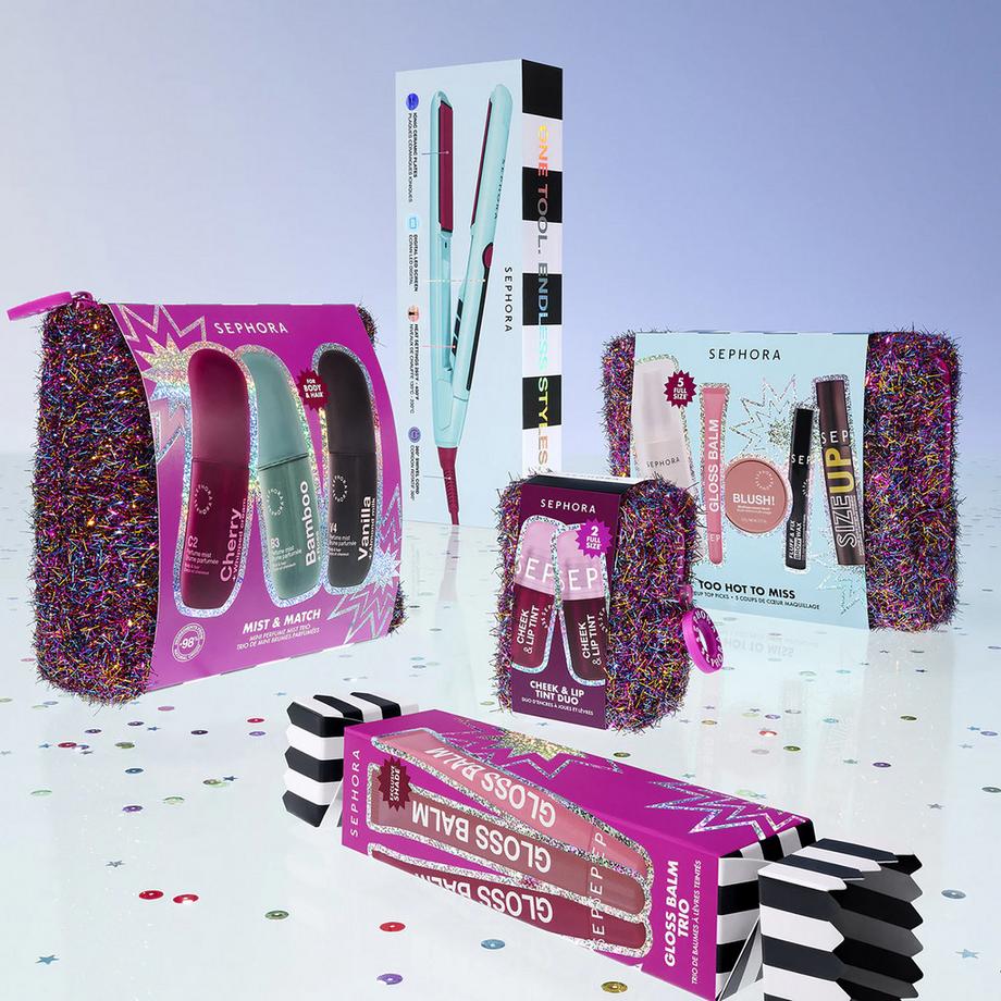 SEPHORA  GLOSS BALM TRIO - Coffret de baumes à lèvres teintés dont une teinte exclusive 
