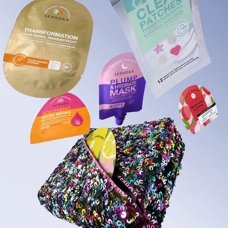 SEPHORA  MASK MANIA - Coffret de 20 masques visage, yeux et corps 