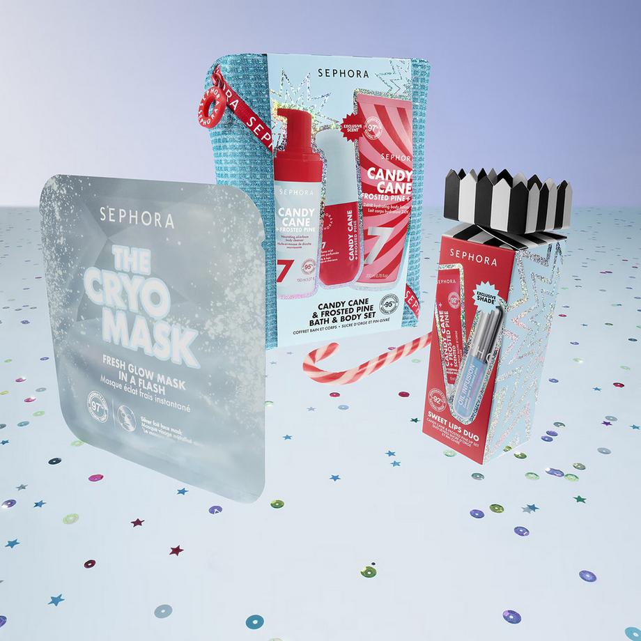 SEPHORA  Candy Cane + Frosted Pine Bath Set - Körperpflege-Set 
