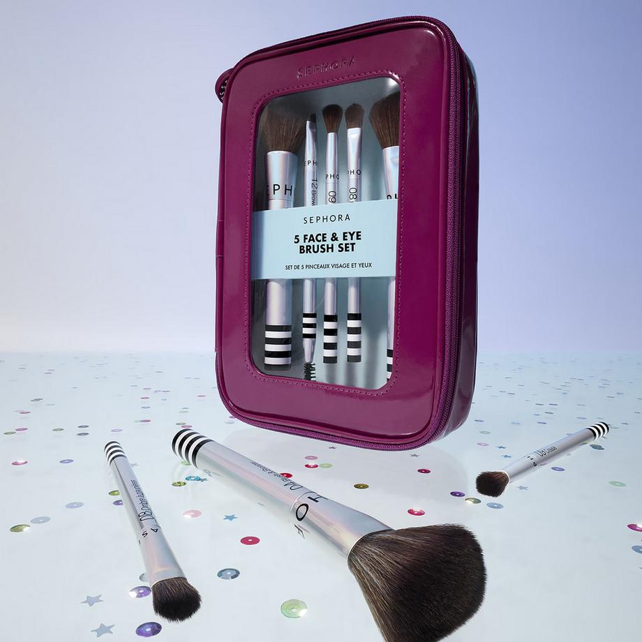 SEPHORA  5-Piece Face & Eye Brush Set - Pinselset 