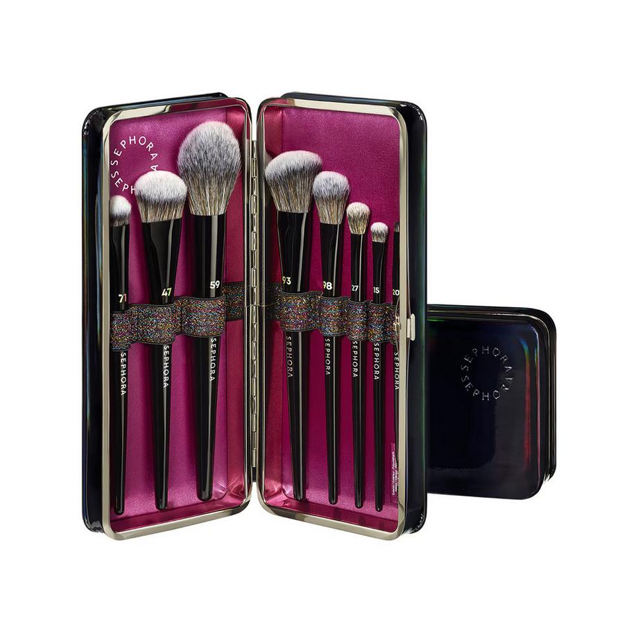 8-Piece Pro Face & Eye Brush Set - Pinselset