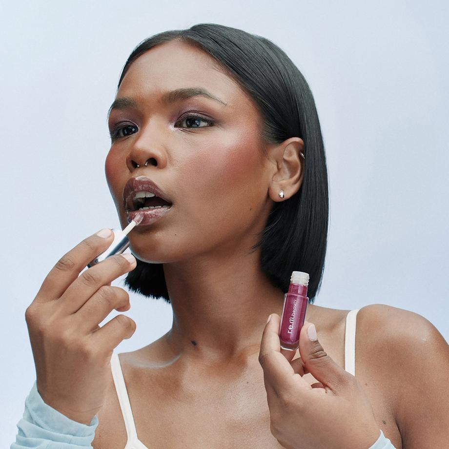 r.e.m.beauty  the gloss barre - mini glossy balm coffret 