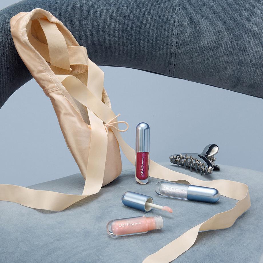 r.e.m.beauty  the gloss barre - mini glossy balm coffret 