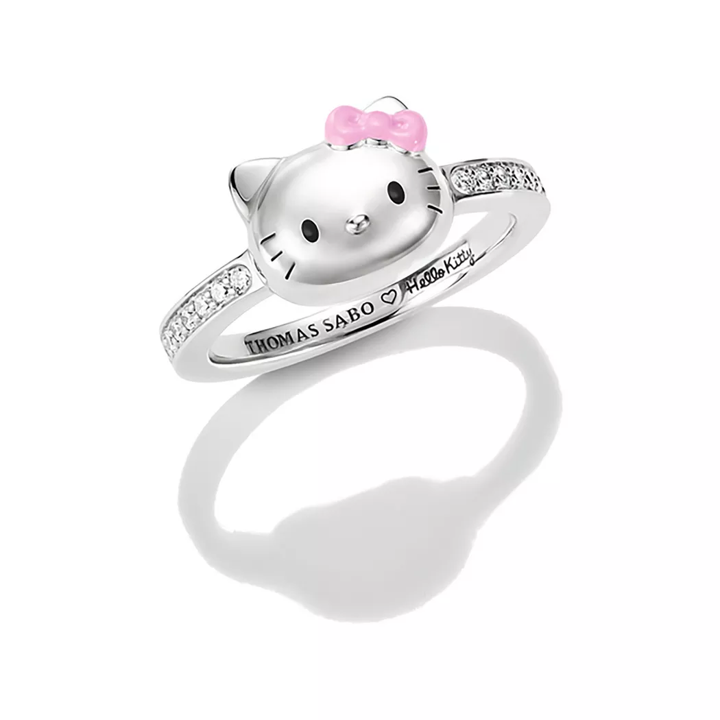 THOMAS SABO - Ring, Hello Kitty, 54, Argento