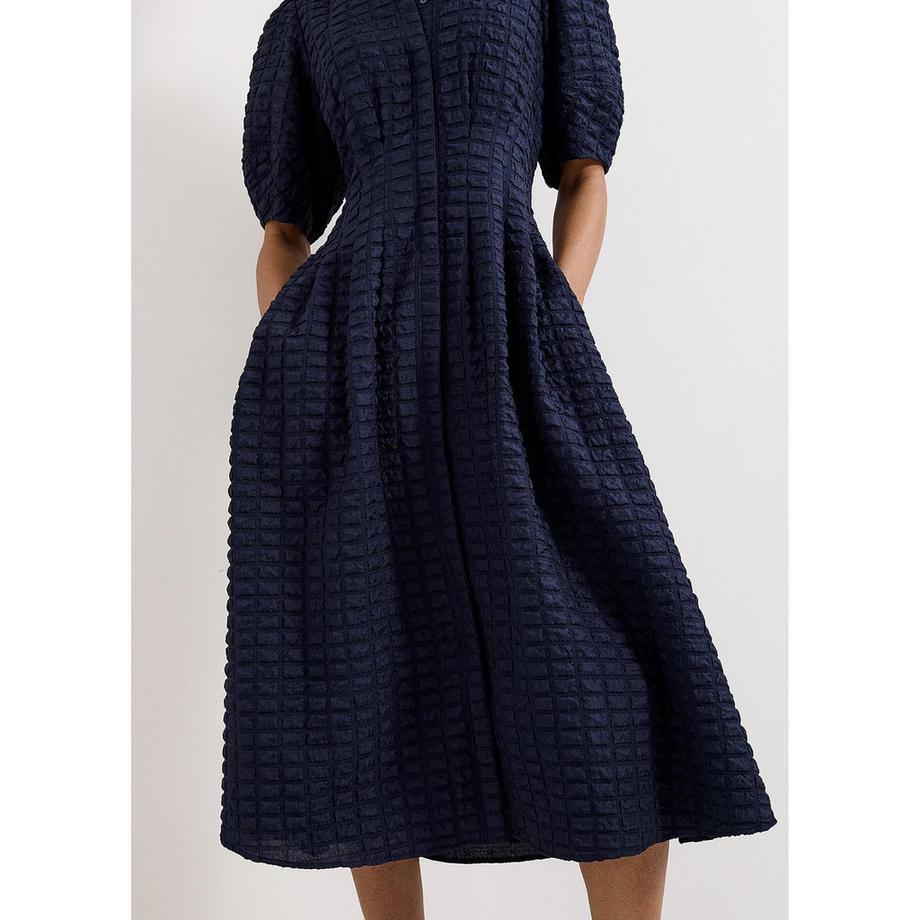 Phase Eight Yasmine Hemdblusenkleid mit Puffärmeln  