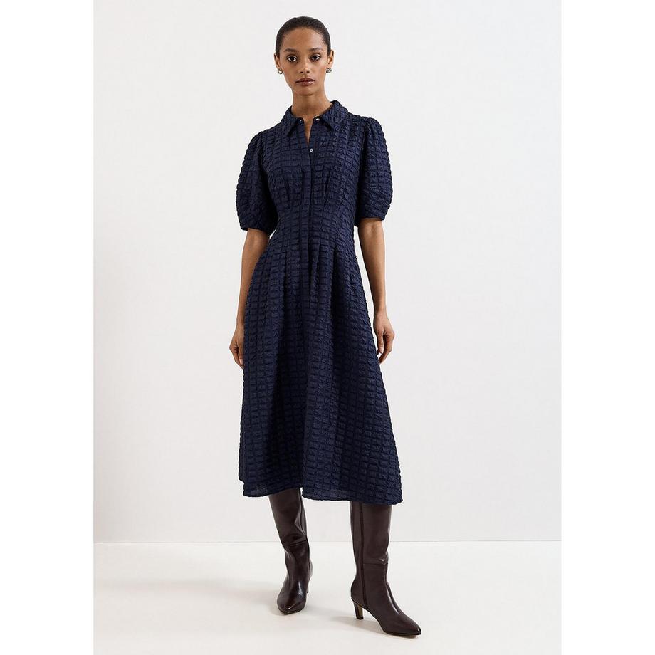Phase Eight Yasmine Hemdblusenkleid mit Puffärmeln  