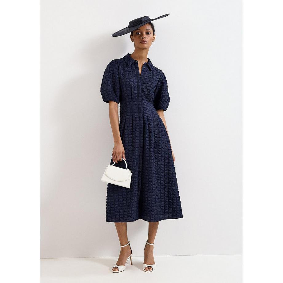 Phase Eight Yasmine Hemdblusenkleid mit Puffärmeln  