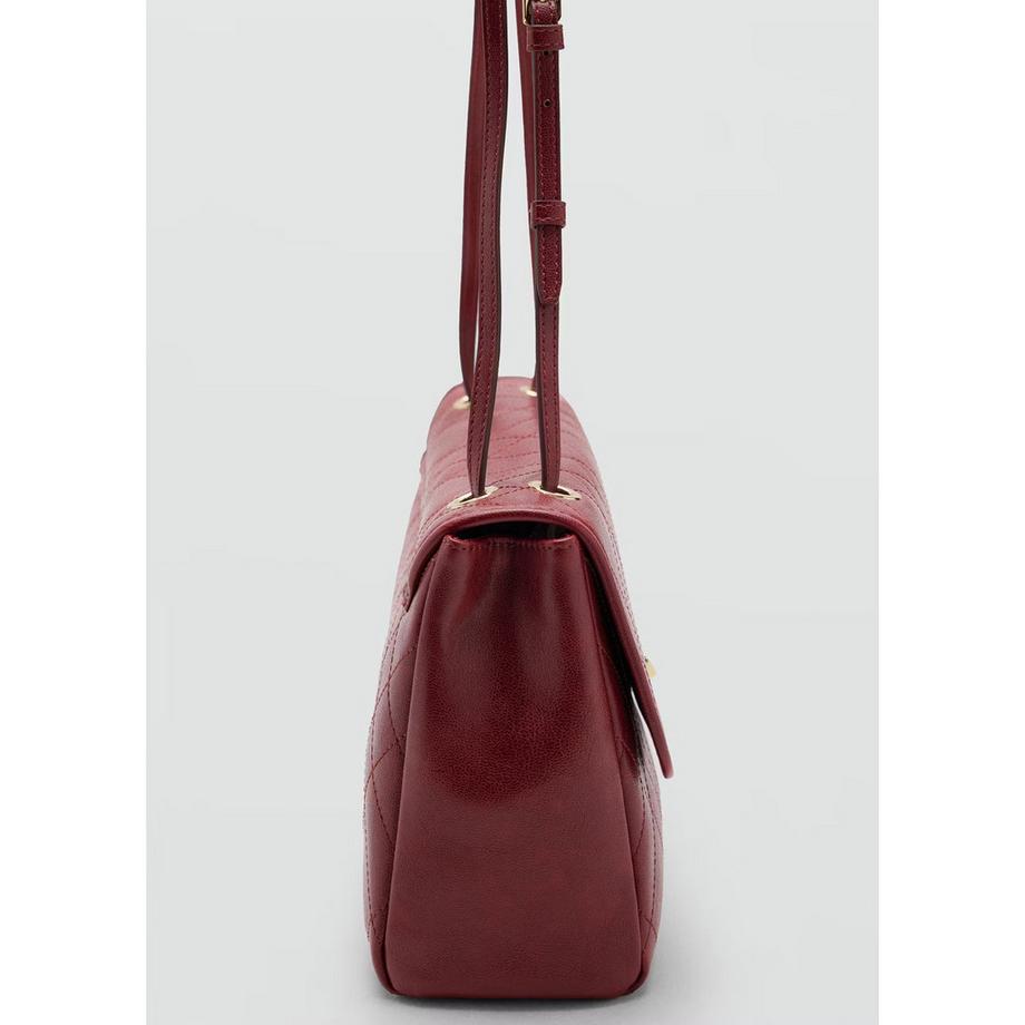 MANGO Charlie Schultertasche mit Quilted Muster  