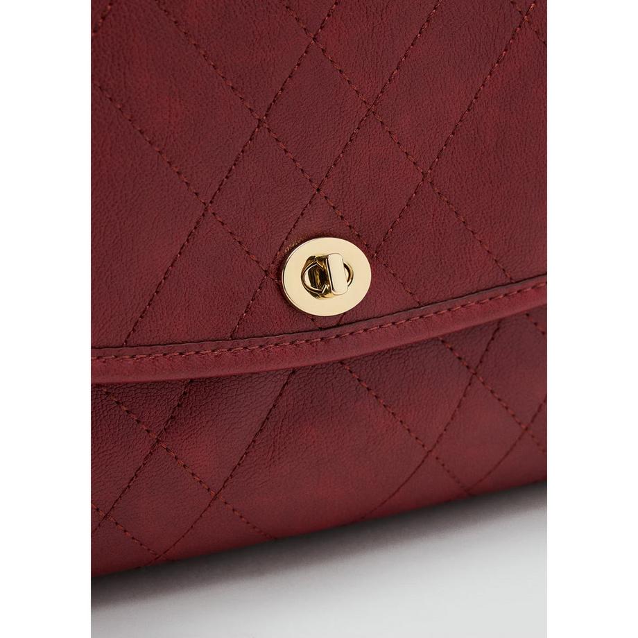 MANGO Charlie Schultertasche mit Quilted Muster  