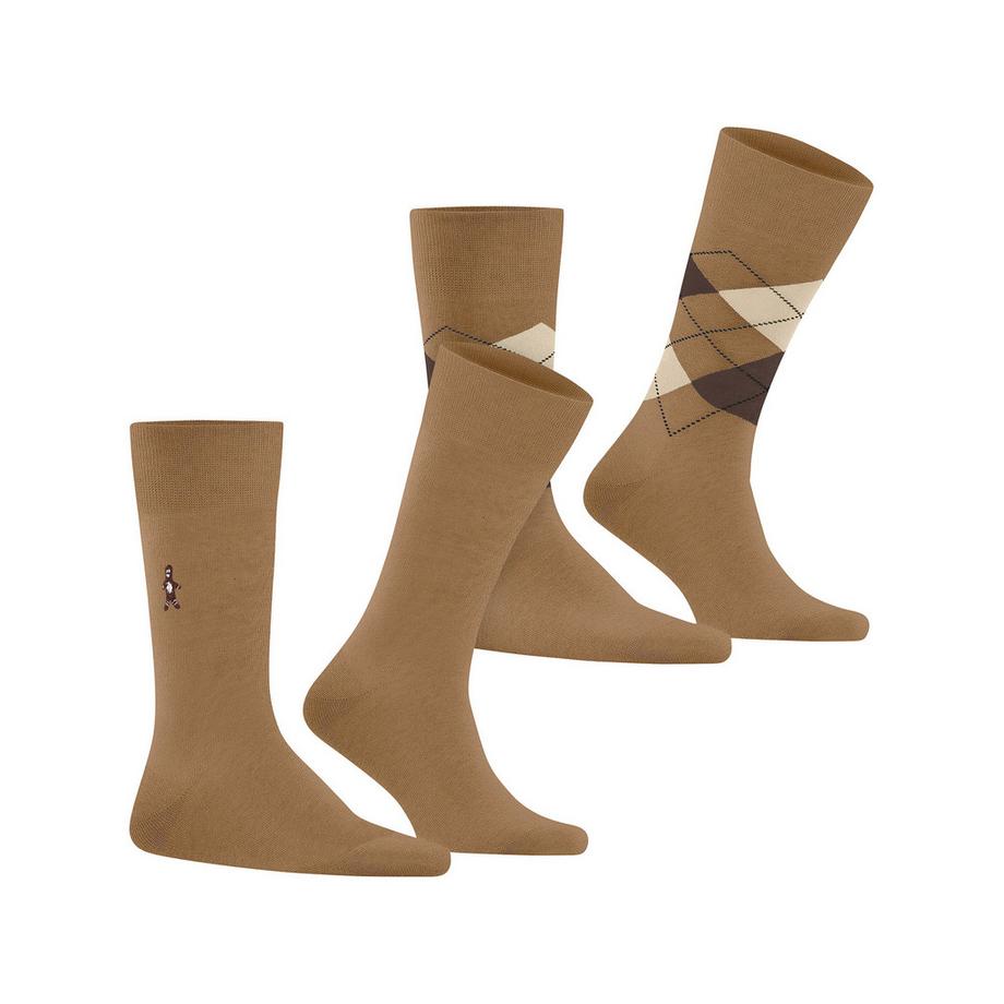 Lot de 2 paires de chaussettes, hauteur mollet