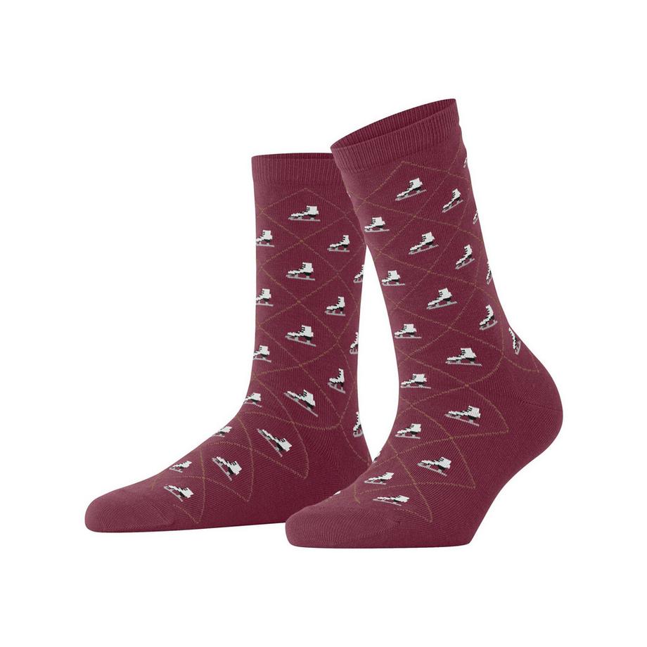 Burlington Chaussettes avec motif de patins à glace  