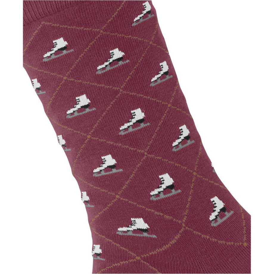Burlington Chaussettes avec motif de patins à glace  
