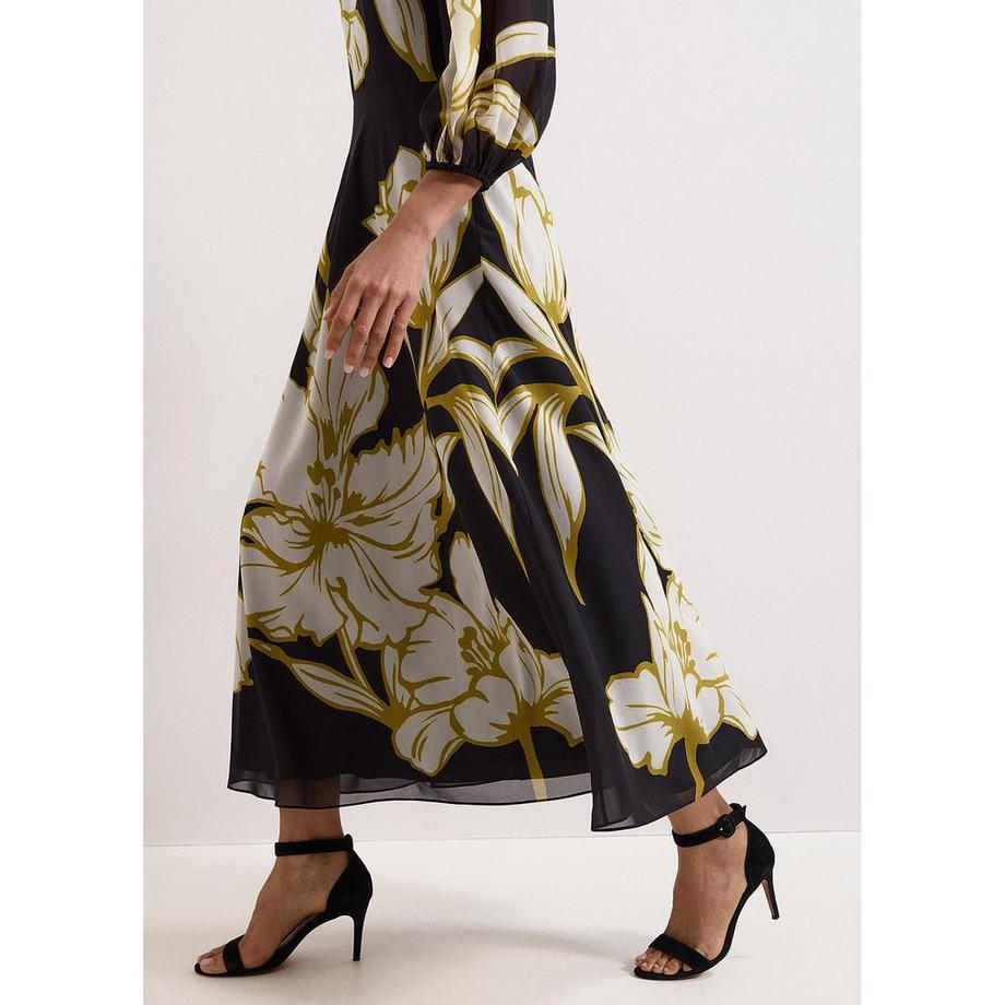 Phase Eight Eve Maxikleid mit Blumenmuster und Puffärmeln  