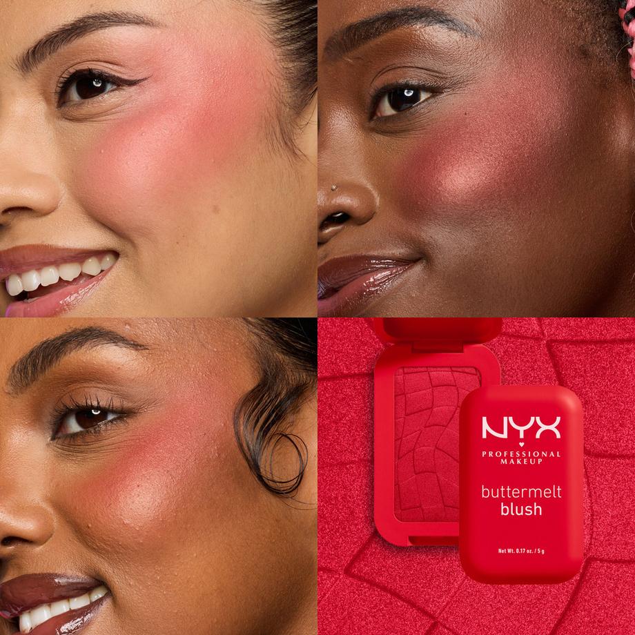 NYX-PROFESSIONAL-MAKEUP  BUTTERMELT BLUSH BUTTA CHERRY 