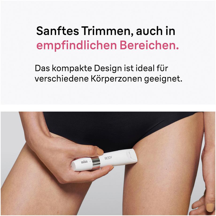 BRAUN Épilateur Body Mini Trimmer BS1000 